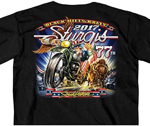 2017 HARLEY DAVIDSON #1 DESIGN 77TH ANNIVERSARY STURGIS RALLY TEE SHIRT (XXL)