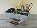 Shabby Chic Hammered Tin Utensil Caddy and Kitchen Organizer