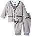 Calvin Klein Baby Cardigan with Pants Set, Gray, 24 Months