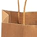 12 Pack Medium Paper Bags with Handles, Bulk Brown Bags for Party Favors, Goodies (8 x 4.75 x 10 In)