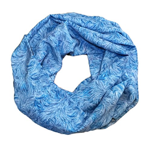 Liberty of London Handmade 100% Silk Crepe de Chine Scarf, Blue Engine Fabric