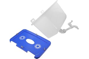 Operitacx Wall-Mounted Plastic Water Tank 12.5l with Spigot, Thickened Square Washroom Water Container