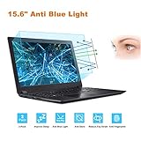 2-Pack 15.6 Inch Laptop Screen Protector -Blue Light and Anti Glare Filter, FORITO Eye Protection Blue Light Blocking & Anti Glare Screen Protector for 15.6" with 16:9 Aspect Ratio Laptop