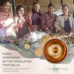 Tibetan Singing Bowl Set by The Ohm Store with