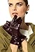 Elma Women's Touch Screen Italian Nappa Leather Winter Texting Gloves Pure Cashmere Warm Lining (8.5, Brown)