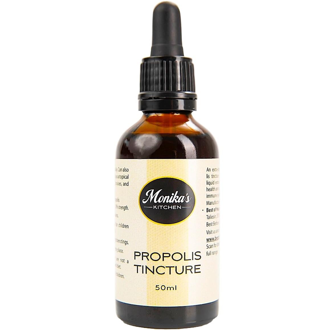 Bee Propolis Liquid Extract 50ml - Extra Strength Tincture 50% - Immune Booster