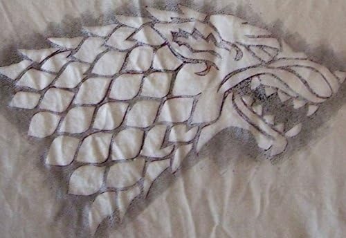 Game of Thrones Inspired Handmade Stencil... Stark Sigil
