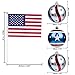 KI Store Patriotic Ball Ornaments Set of 12 Large Christmas Tree Balls American Flag Decorations for Independence Day Christmas Party Bonus 6 United States Flag