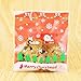 Dealglad® 100pcs Christmas Sledge Santa Claus Reindeer Biscuit Cookie Candy Sweets Self-adhesive Plastic Packaging Gifts Bags