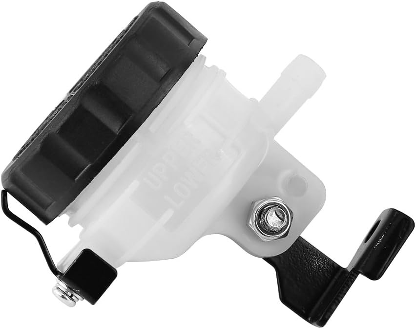 Qiilu Brake Fluid Reservoir, Universal Brake Reservoir Front Fluid Bottle Motorcycle Master Clutch Oil Cup Cylinder Bracket - Image 3