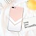 J.west Compatible with iPhone 8 Plus Case Pattern Printed Bumper Slim TPU Soft Rubber Silicone Cover Anti-Scratch Thin Back Protective Phone Case Cover (Rose Gold)