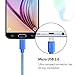 iSeeker [5-Pack] High Speed 6.6ft/2m Nylon Braided Tangle-Free Micro USB Cable for Android, Samsung, HTC, Motorola, Nokia and More