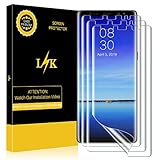 LK [3 Pack] Screen Protector for Samsung Galaxy Note 8, Liquid Skin [Full Coverage] [Case Friendly] HD Clear Anti-Bubble Film with Lifetime Replacement Warranty