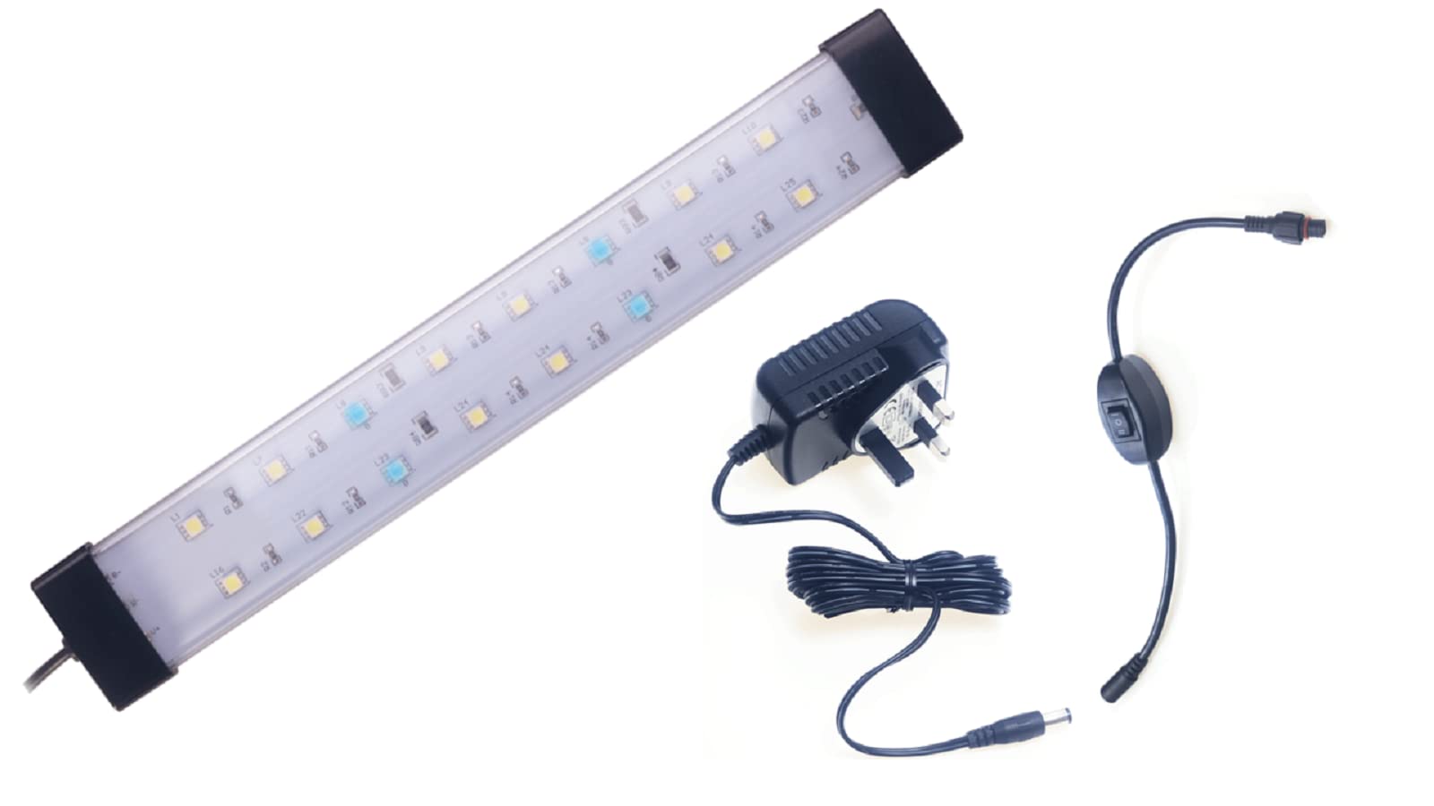 Interpet Eco-Max Led Bright Light, Plant Growth, Day & Night Mode, Blue & White LEDs, 36cm, for Aquariums up to 45Cm