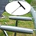 Eurmax Trampoline Spring Pull Tool Kit Trampoline Parts Easy Pull Tool 2 Pack (T-Hook)