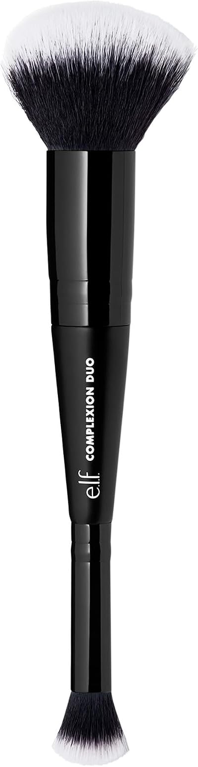 e.l.f. Concealer & Foundation Complexion Duo Brush 2-in-1 Synthetic Bristles