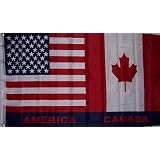 USA UK British American Friendship Flag – 3x5 Ft 100D Polyester Banner Pennant – Trade Winds