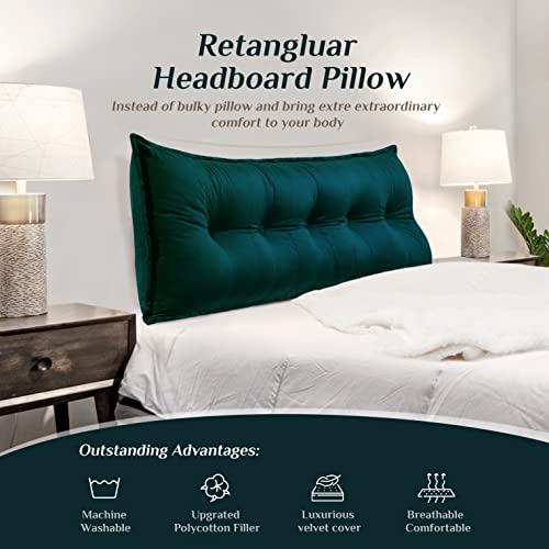 VERCART Large Bolster Headboard Pillow Daybed Pillows Bed Rest Reading