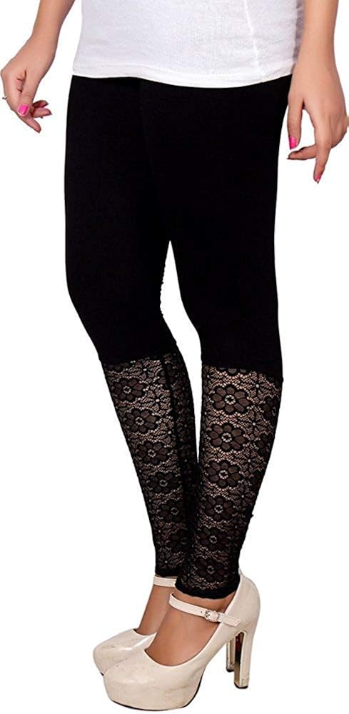 srisaras premium viscose designer ankle length leggings (7 colours)