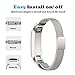 For Fitbit Alta HR and Alta Bands Metal,CreateGreat Milanese Loop Mesh Band for Fitbit Alta/Fitbit Alta HR Bands/Alta Fitbit Bands