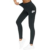 THE GYM PEOPLE Thick High Waist Yoga Pants with Pockets, Tummy Control Workout Running Yoga Leggings for Women