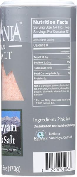 HIMALANIA PINK SALT, SHAKER 6 OZ (PACK OF 12)