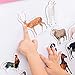 Fridge Magnets for Toddlers - Magdum - 16 Farm Animal Magnets for Refrigerator - Magnetic Animals for Children - Realistic magnets for Kids – Learning Set - Baby Educational Gift