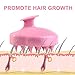 ACRATO Shampoo Scalp Massage Brush included Hair Scalp Brush and Cellulite Massager for Hair Scalp Health and Cellulite Treatment - used as Bath Brush and Scalp Massage Tool Pink