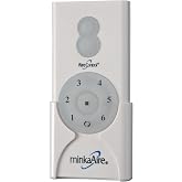 DC HAND HELD REMOTE TRANSMITTER by Minka-Aire RC1000 in White Finish