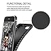 iPhone 7 Case, Lavince Premium TPU Shockproof Case Cover with Carbon Fiber Grip Back Pattern for Apple iPhone 7 (Black)