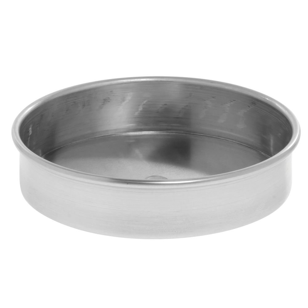 American Metalcraft HA80092 American Metalcraft HA80092 Series HA8000 Straight Sided Pan, 14 Gauge Thickness, 9" Diameter, 2" Height, Aluminum, Aluminium,