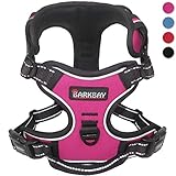 BARKBAY No Pull Dog Harness Large Step in Reflective Dog Harness with Front Clip and Easy Control Handle for Walking Training Running