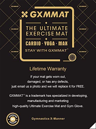 Gxmmat Large Yoga Mat 72"x 48"(6'x4') x 7mm for Pilates Stretching Home Gym Workout, Extra Thick Non Slip Anti-Tear Exercise Mat