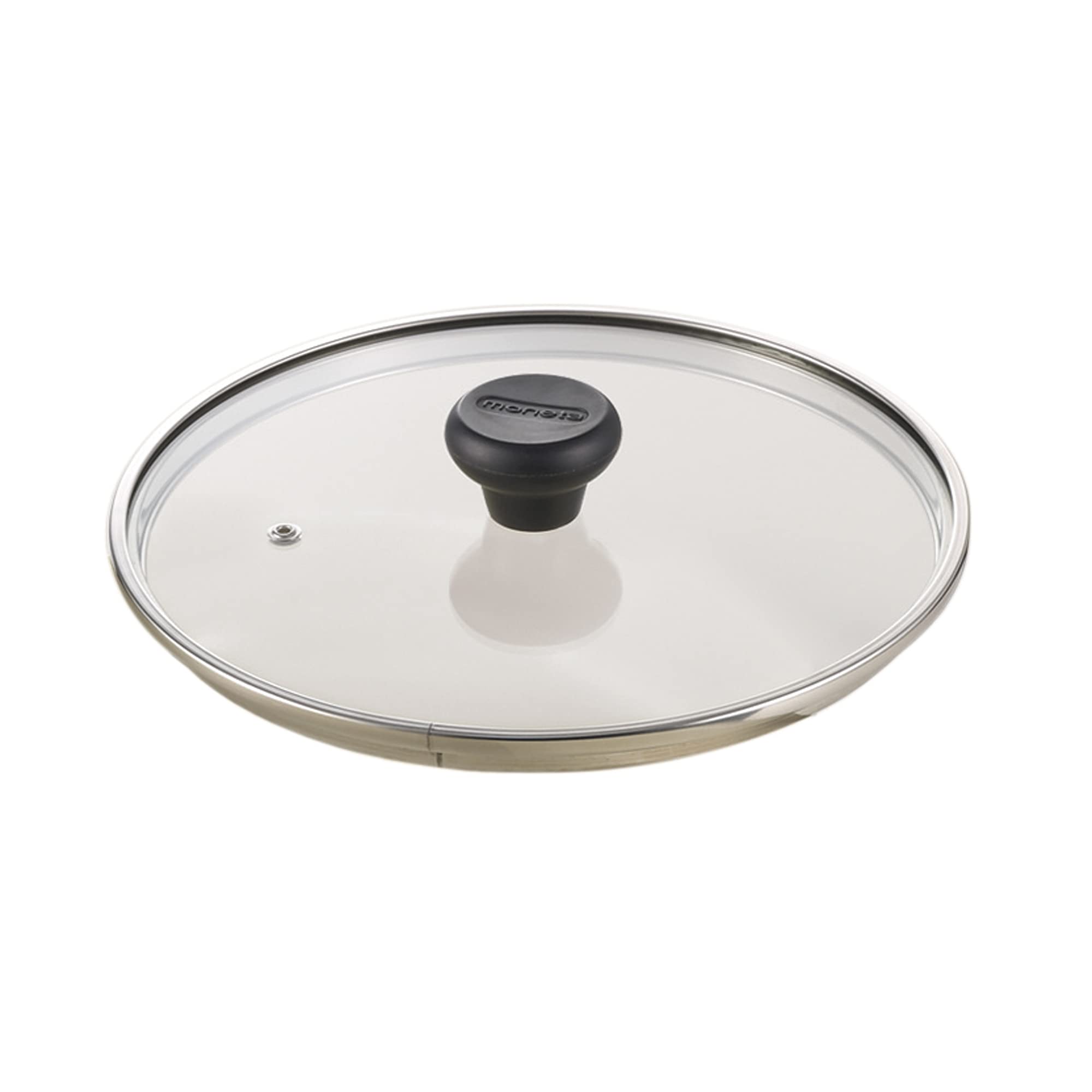 Moneta Flat , Glass, Transparent 28 Cm transparent