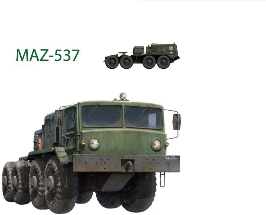 TAKOM TAK5003 Russian Army Tractors KZKT-537L & MAZ-537 1+1-1/35, Multicoloured - Image 4