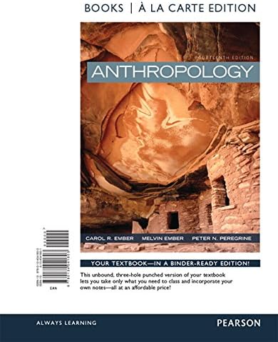 Anthropology , Books a la Carte Edition Plus NEW MyAnthroLab for Anthropology -- Access Card Package (14th Edition)