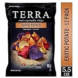 Terra Exotic Potato, Sea Salt, 5.5 Ounce (Pack of 12)