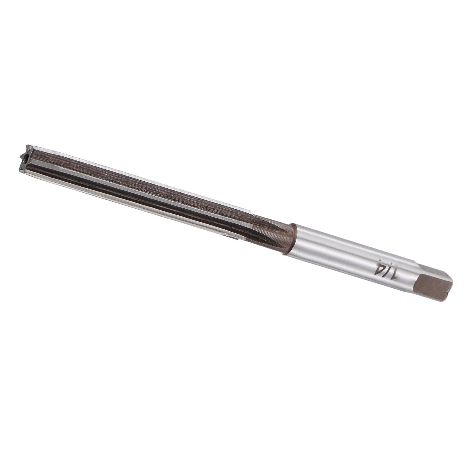 CoCud Hand Reamer, 1/4" Cutting Diameter 6 Flutes, Steel Cutter Tool - (Applications: for Aluminum Copper Plastic)
