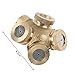 Ralvox Professional Brass Spray Misting Nozzle, 4 Holes Garden Misting Sprinklers Irrigation Fitting Water Connector for Gardening and Farming(Without Outer Connector)