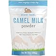 Desert Farms Organic Whole Camel Milk Powder Certified PALEO and KETO Allergen Free Non-GMO Easy to Mix Powder Milk - Excellent Replacement For Goat and Soy Milk - Packaged In The USA (400 Grams)