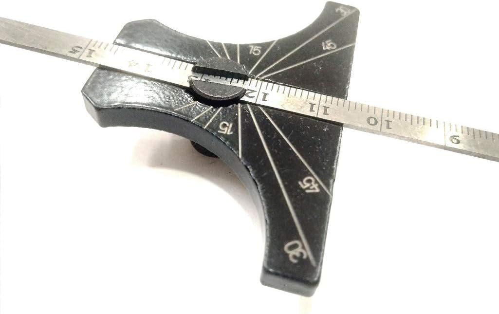 Precision Stainless Steel Ruler Engineer’s Depth Gauge Metric ...