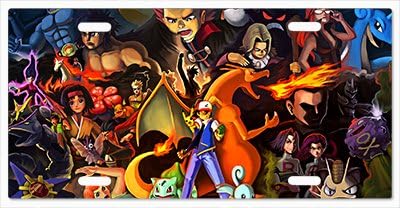 Pokemon World Vanity License Plate