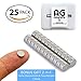 Mini Round Refrigerator 25 Magnets (1/8