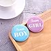 Zhanmai 40 Pieces Gender Reveal Button Pins Boy Girl Pinback Button Pins for Team Baby Shower Party Favors, 2 Inches