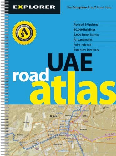 UAE Road Atlas: The Complete A to Z Road Atlas (Regular) Paperback – 1 Apr 2011