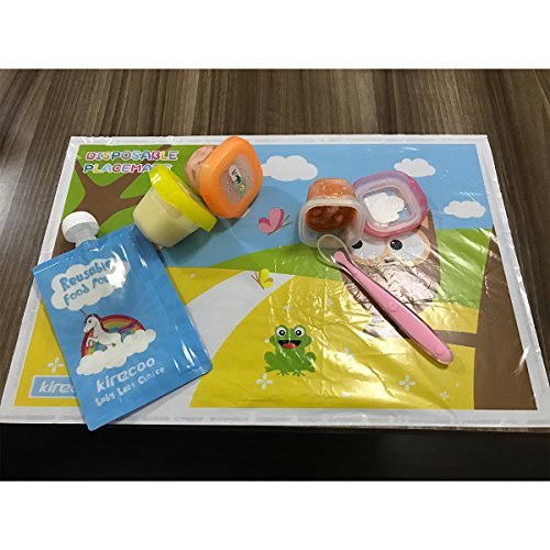 Disposable Placemats Baby Placemat for Restaurant, Extra Adhesive