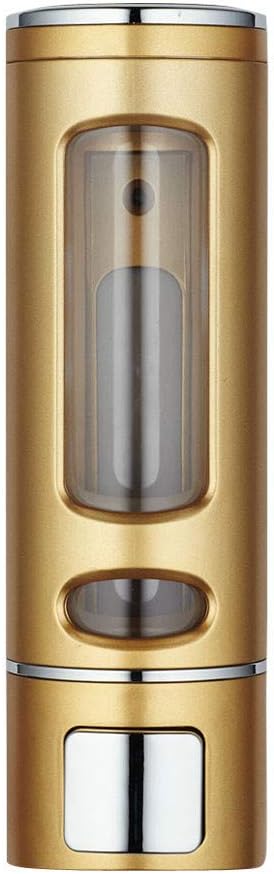 wvayoao Hand Soap Dispenser, 400ML Wall Mount Washing Lotion Soap Shampoo Hand Sanitizer Dispenser Suitable for Home Office School Hospital Hotel Restaurant (Gold)