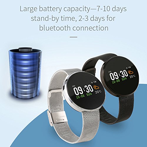 image for Choosebuy Bluetooth Smart Watch, Touch Screen Sports Smart Wristwatch 