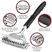 Flexzos Effortless Bristle Free BBQ Grill Brush with Steel Scraper | Safe for All Grills Types & Grill Grates | Includes Storage Case