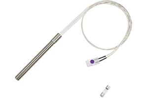 HUNGRILL 120V AC Hot Rod | Igniter Replacement for Camp Chef, Pit Boss (Not for PTG/Lockhart/Rapid Igniter), Traeger AC Models (Excludes D2 DC Series), Z Grills, Nexgrill, Oklahoma Joe's Pellet Grill & Smoker